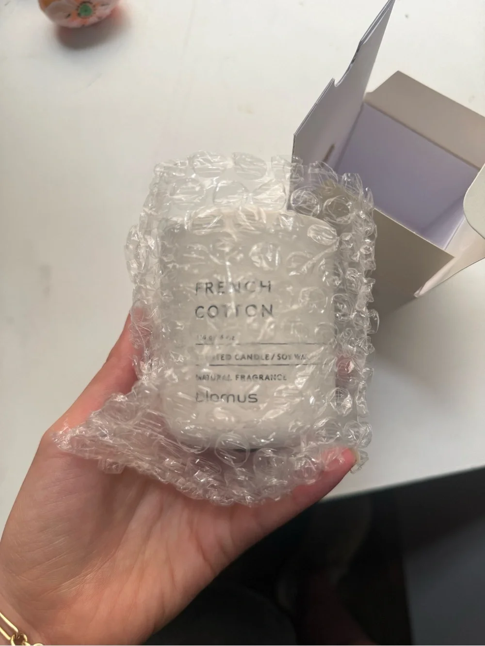 NEW Blomus French Cotton Candle